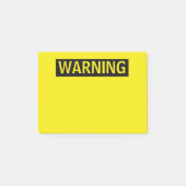 WAARSCHUWING POST-IT® NOTES (Voorkant)