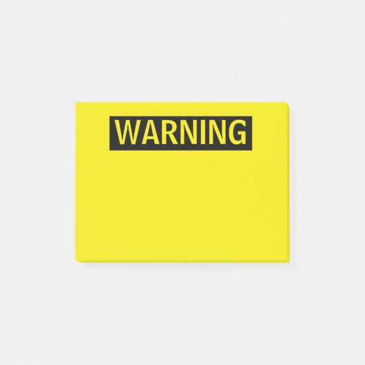 WAARSCHUWING POST-IT® NOTES (Voorkant)