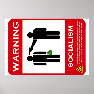 Waarschuwing: Poster socialisme