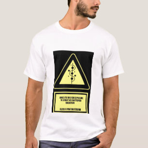 waarschuwing: protonstroom t-shirt