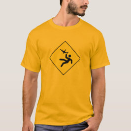 Waarschuwing Quadcopter T-shirt