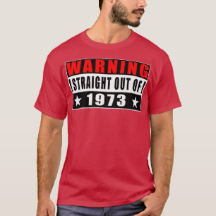 Waarschuwing Rechts vanaf 1973: feminisme vrouwen T-shirt