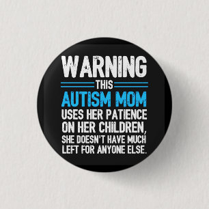 Waarschuwing Ronde Button 3,2 Cm