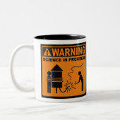 Waarschuwing! Science in Progress© Coffee Mok (Roc (Links)
