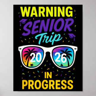 Waarschuwing Senior Trip 2026 - Afstudeervakantie  Poster