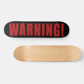Waarschuwing Skateboard (Horizontaal)