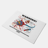 Waarschuwing! Slechte Neurotransmitters Deurmat (Schuin)