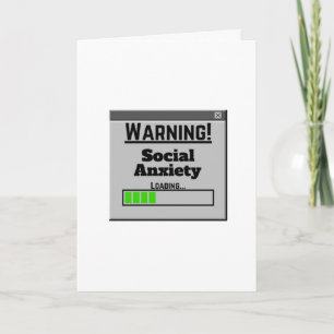 Waarschuwing Sociale Angst Laadt Tabblad Kaart