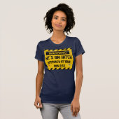 Waarschuwing T-shirt (Voorkant volledig)
