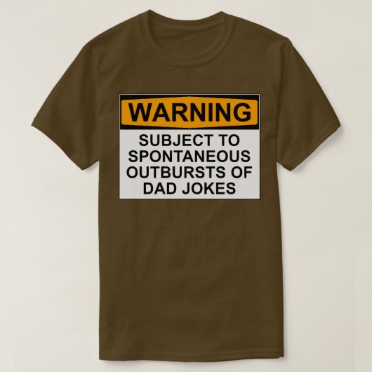 Waarschuwing T-shirt (Design voorkant)