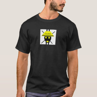 Waarschuwing Tee een Skullnskin Grafisch ontwerp T-shirt
