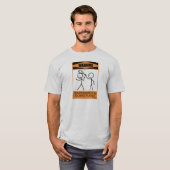 Waarschuwing Temperamental Dobro Player T-shirt (Voorkant volledig)