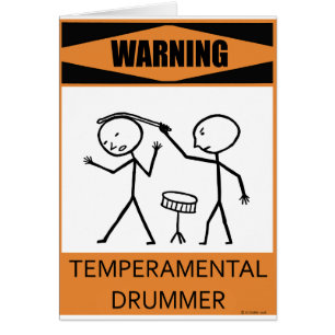 Waarschuwing temperatuurdrummer