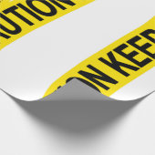 waarschuwing uit te sluiten cadeaupapier (Hoek)