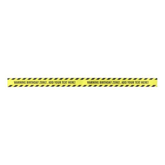 WAARSCHUWING! Uw aangepaste tekst kruist geen tape Lint (Voorkant)