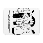 Waarschuwing van de getuige van de bruidegom magneet (Horizontaal)