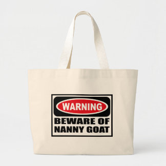 WAARSCHUWING VAN DE NANNY GOAT Bag Grote Tote Bag