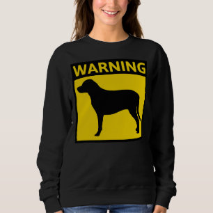 Waarschuwing van labrador Retriever Dog Trui