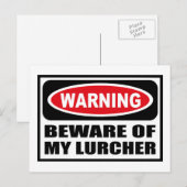 WAARSCHUWING VAN MIJN Briefkaart VAN DE KERER (Voorkant / Achterkant)