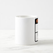 Waarschuwing voor diwaterstofmonoxide magische mok (Center)