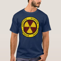 Waarschuwing voor grafische art-straling T-shirt