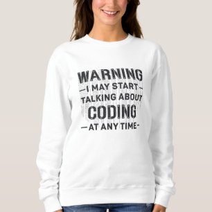 Waarschuwing voor medische codeerapparaten Ik kan  Trui