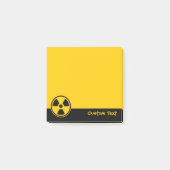 Waarschuwing voor radioactiviteit post-it® notes (Voorkant)