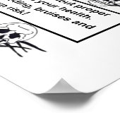 Waarschuwing voor rusteling Poster (Hoek)