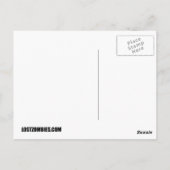 Waarschuwing Zombie Outbreak Briefkaart (Achterkant)