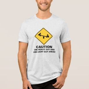 WAARSCHUWING: ZWARE KEREL VOORUIT Tri-Blend SHIRT