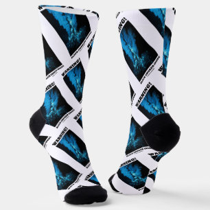 Waarschuwing! Zwarte roker binnen Zee ventilator Sokken