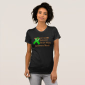 Waarschuwingen over hersenletsel Maand donker Shir T-shirt (Voorkant volledig)