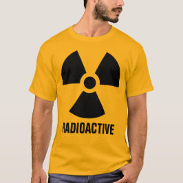 Waarschuwingen voor radioactief materiaal t-shirt