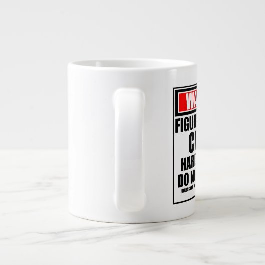 Waarschuwingsafbeelding voor het schaven van coach extra grote beker (Achterkant)