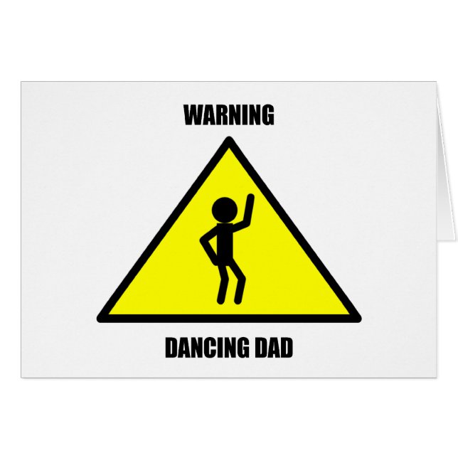 Waarschuwingsbord: Pap dansen (Voorkant Horizontaal)