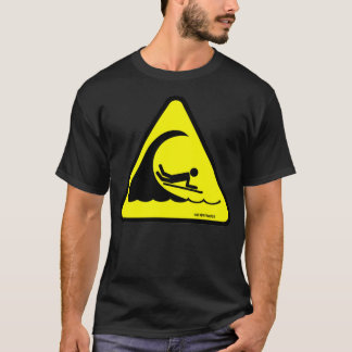 Waarschuwingsbord voor bulkboarding t-shirt