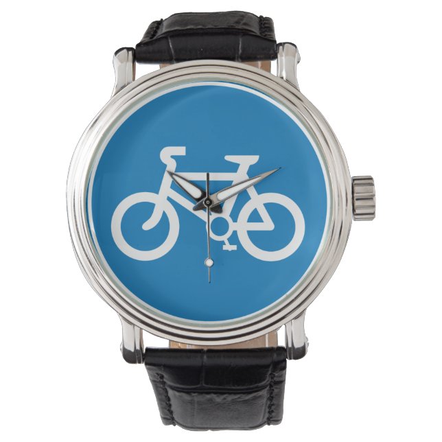 Waarschuwingsbord voor fietsen horloge (Voorkant)