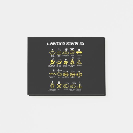 Waarschuwingsborden 101 post-it® notes (Voorkant)