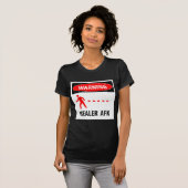 Waarschuwingsgenezer AFK T-shirt (Voorkant volledig)