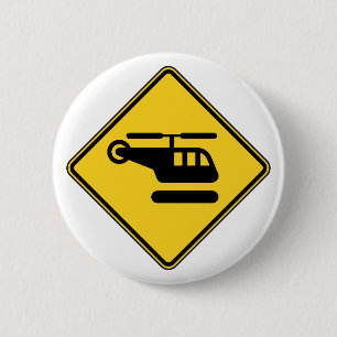 Waarschuwingshefschroefbordje Ronde Button 5,7 Cm