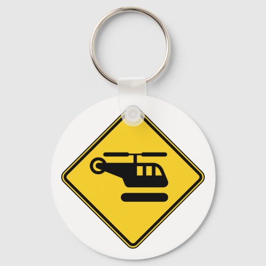 Waarschuwingshefschroefbordje Sleutelhanger (Voorkant)