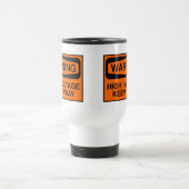 waarschuwingshoogspanning reisbeker (Center)