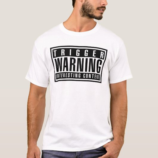 Waarschuwingsknipperlichten - Wit t shirt (Voorkant)