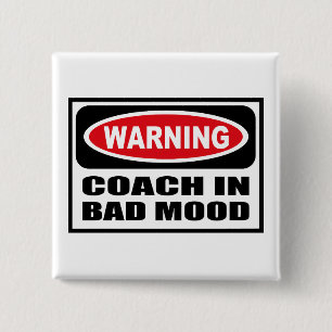 WAARSCHUWINGSKOELEN IN BAD MOOD Button