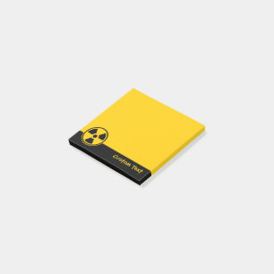 Waarschuwingsradioactiviteit Post-it® Notes