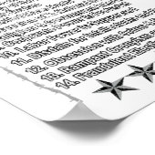 Waarschuwingssignalen van fascisme en anti-Trump v Poster (Hoek)