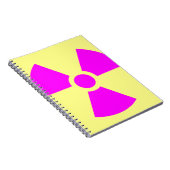 Waarschuwingssymbool voor straling notitieboek (Rechterzijde)