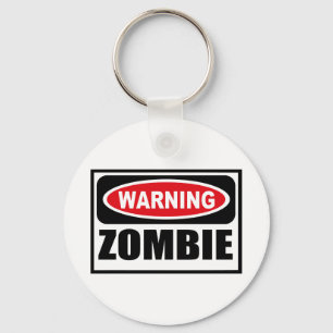 WaarschuwingsZOMBIE-Sleutelhanger Sleutelhanger