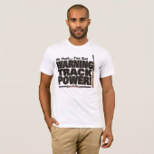 WaarschuwingTrackPower T-shirt (Voorkant volledig)