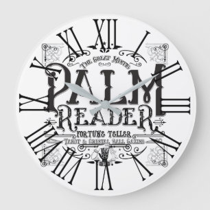 Waarzegger Vintage Magie Fortune Teller Bord Grote Klok